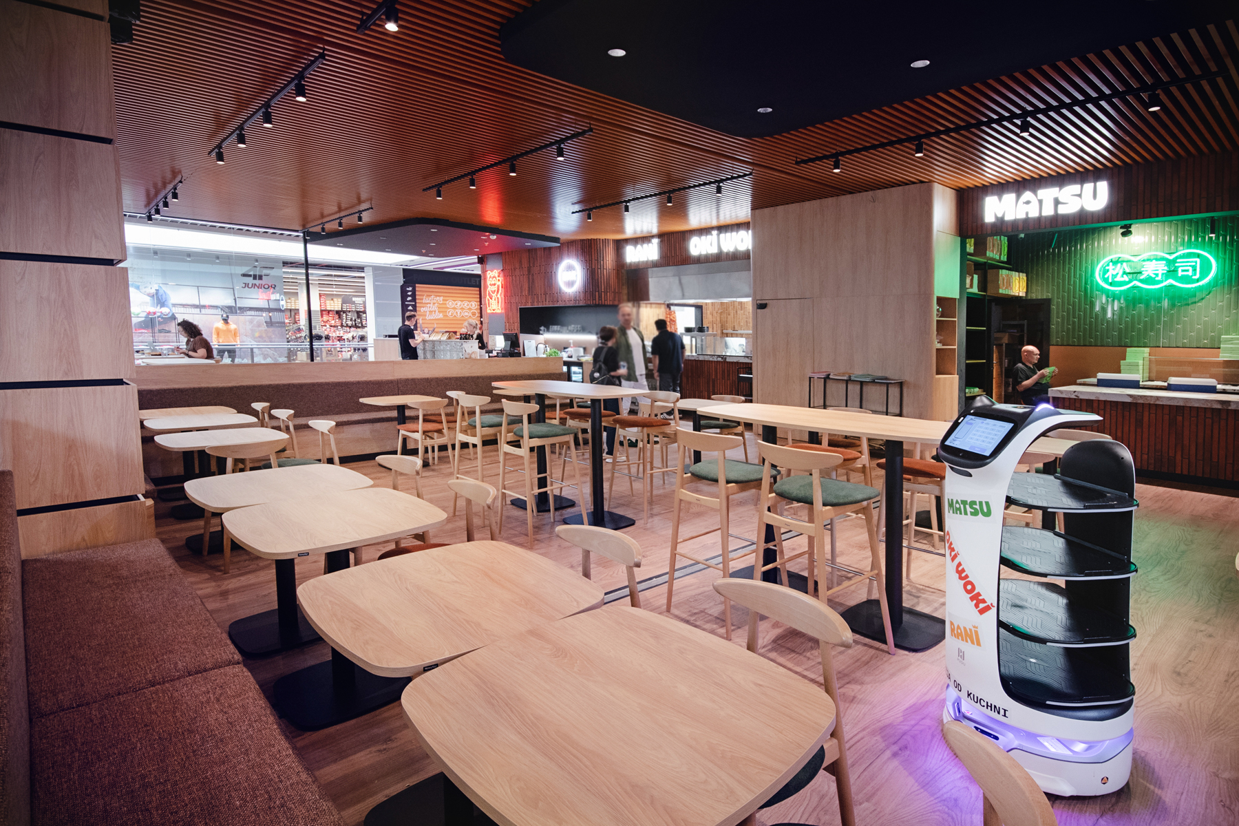 Interior of the restaurant